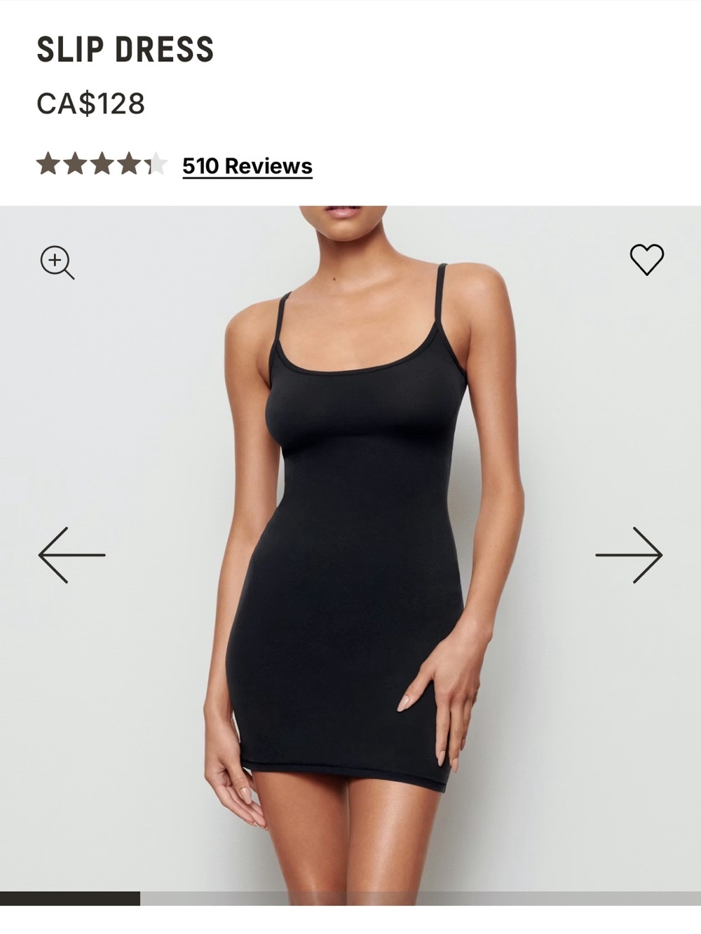 Skims Mini Slip Dress
